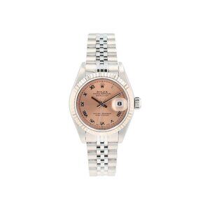 Rolex Datejust  69174 26mm Salmon Roman Numeral Dial Fluted Bezel Jubilee Band